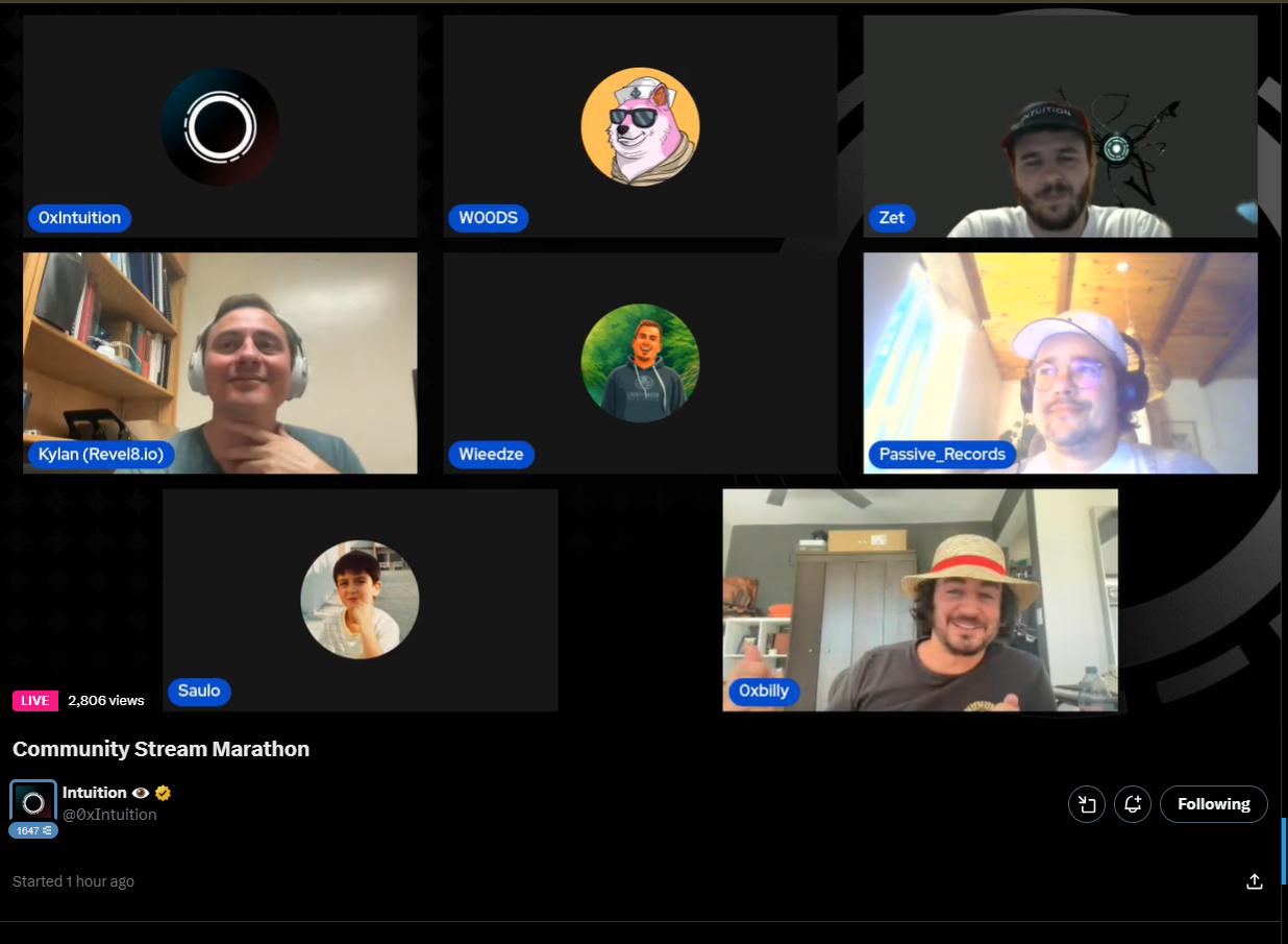 Intuition Community Stream